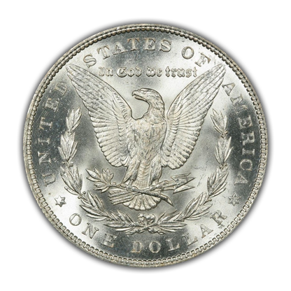 1879 Morgan Silver Dollar Philadelphia - Brilliant Uncirculated - CoinsTV
