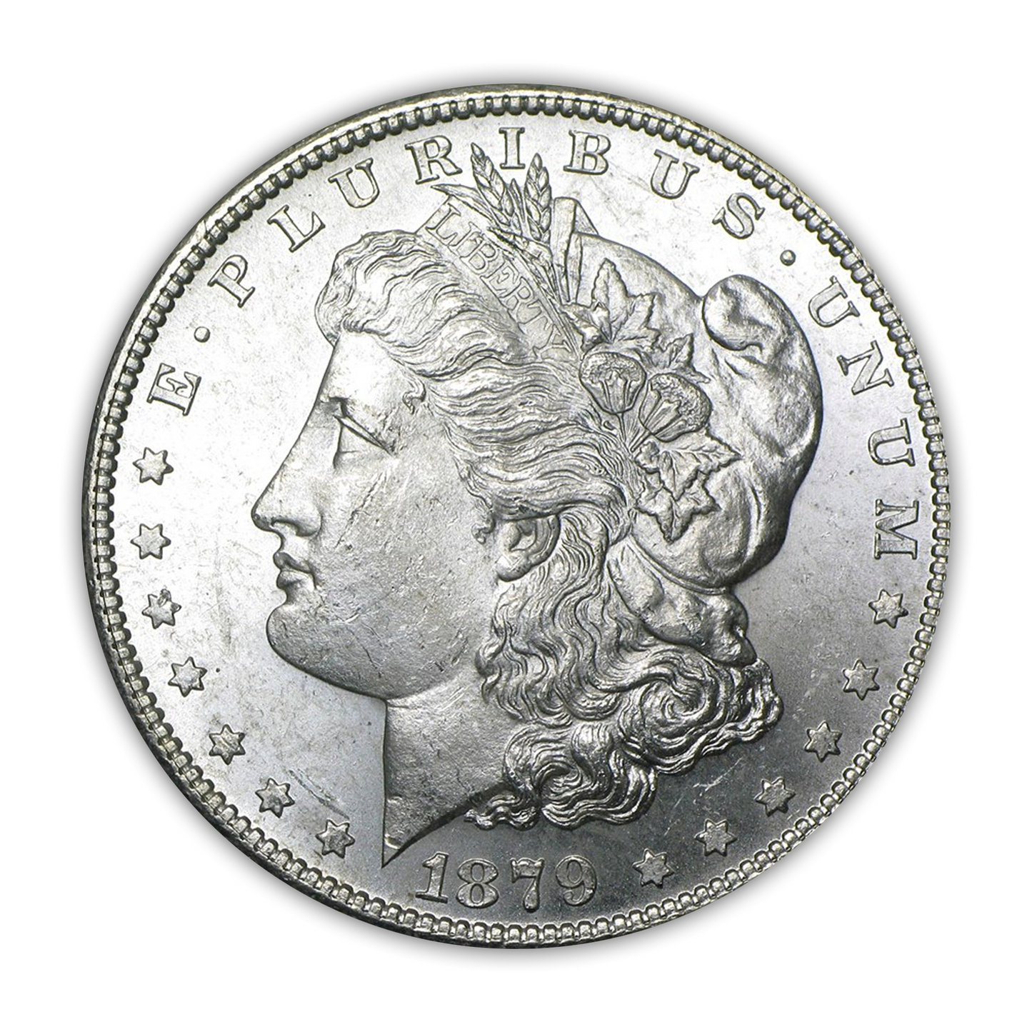 1879 Morgan Silver Dollar San Francisco - Brilliant Uncirculated - CoinsTV