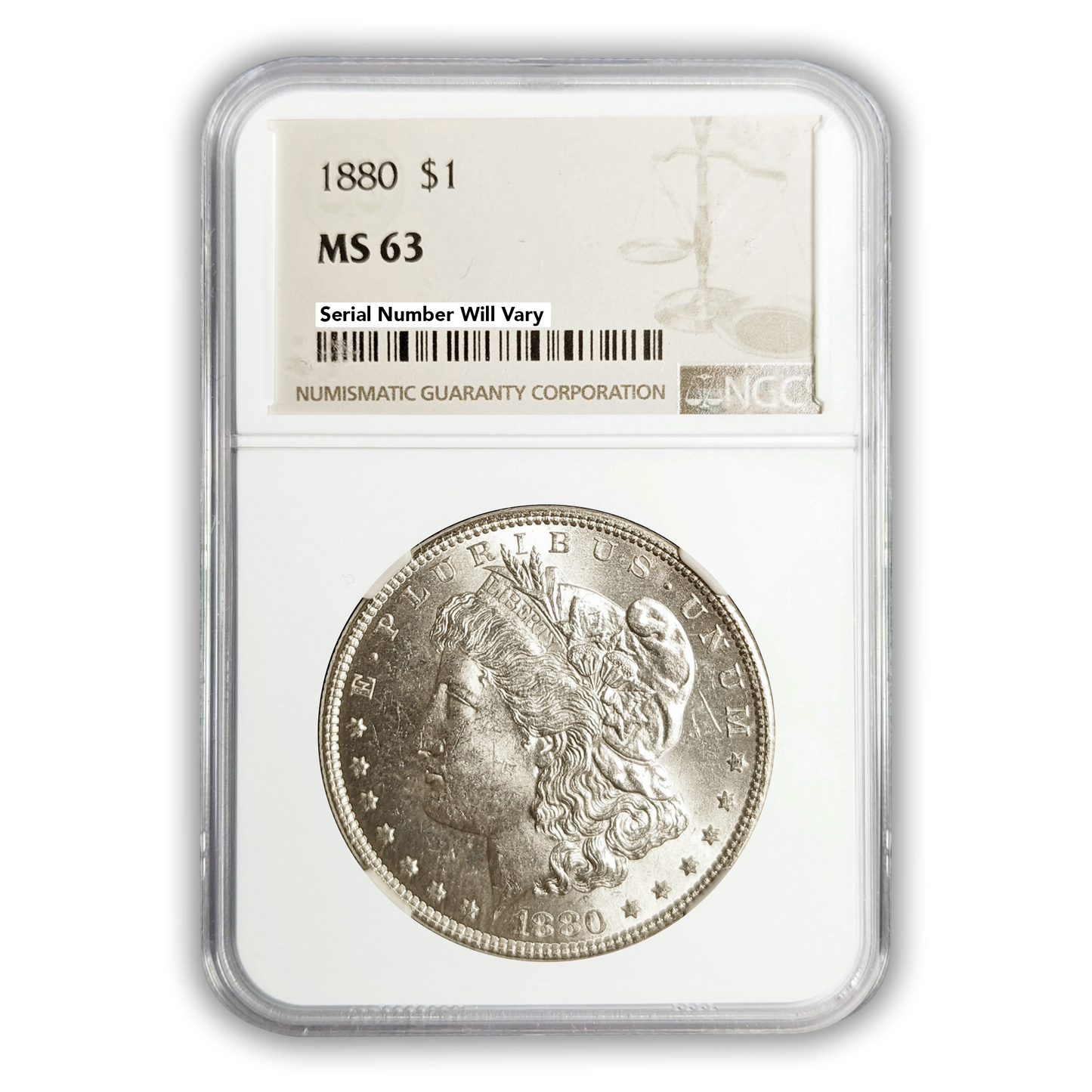 1880 Morgan Silver Dollar - NGC MS63 - CoinsTV