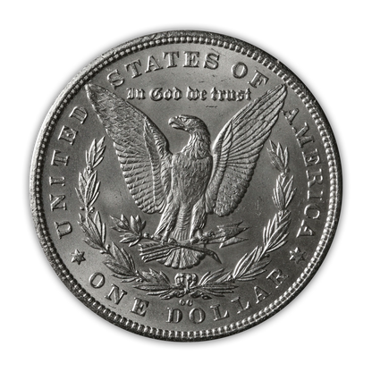 1880 Morgan Silver Dollar Carson City - Brilliant Uncirculated - CoinsTV