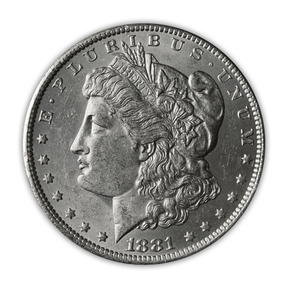1881 Morgan Silver Dollar New Orleans - Brilliant Uncirculated