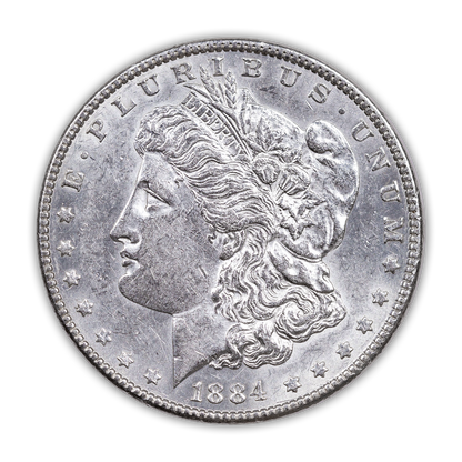 1884 Morgan Silver Dollar Philadelphia - Brilliant Uncirculated