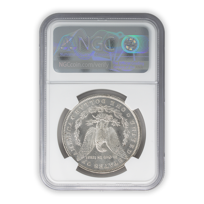 1885 O Morgan Silver Dollar New Orleans - NGC MS64 Sight White