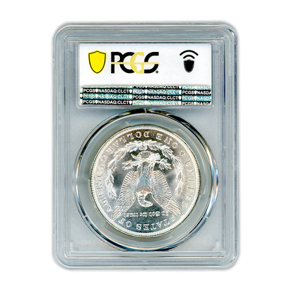 1886 Morgan Silver Dollar Philadelphia - PCGS MS63 Sight White