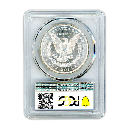 1887 Morgan Silver Dollar Philadelphia - Vam 12 Alligator Eye - PCGS MS63