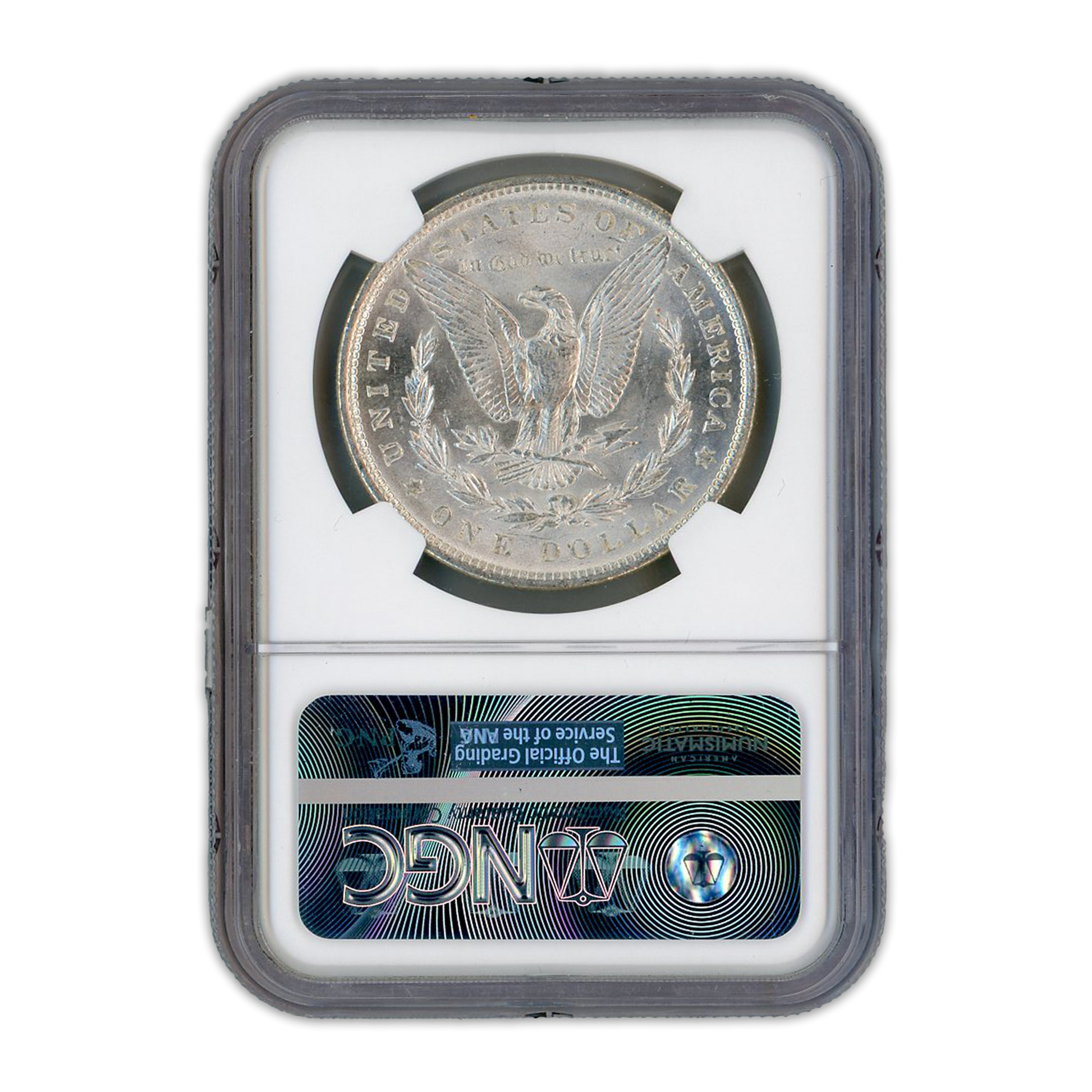 1889 Morgan Silver Dollar Philadelphia - NGC MS63 Sight White - CoinsTV