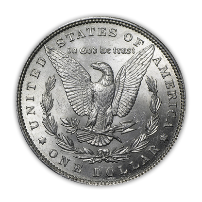 1890 Morgan Silver Dollar Philadelphia - Brilliant Uncirculated - CoinsTV