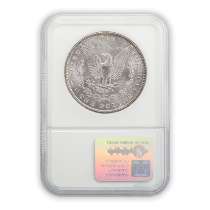 1896 Morgan Silver Dollar Philadelphia - NGC MS64 Sight White
