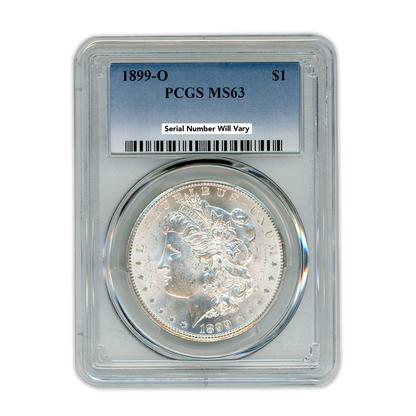 1899 Morgan Silver Dollar Philadelphia - PCGS MS63