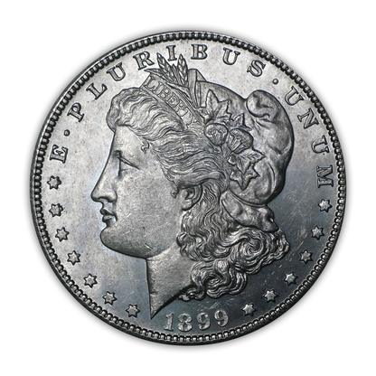 1899 Morgan Silver Dollar Philadelphia - Brilliant Uncirculated - CoinsTV