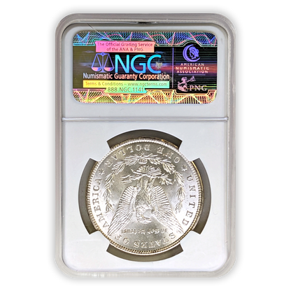 1900 O Morgan Silver Dollar New Orleans - NGC MS65 Sight White