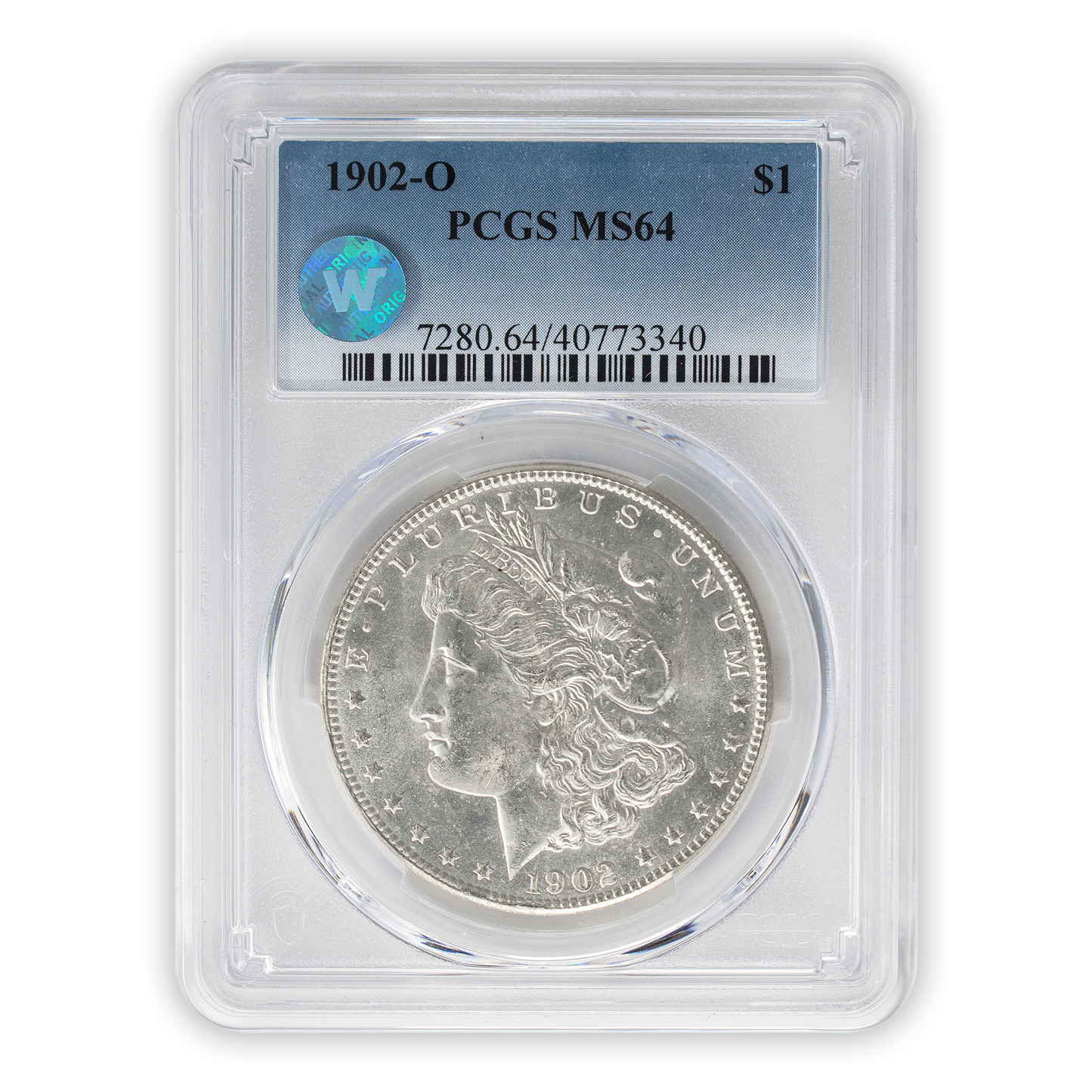 1902-O Morgan Silver Dollar New Orleans - PCGS MS64 Sight White