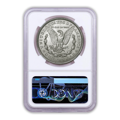 1921 Morgan Silver Dollar Philadelphia - Certified MS65 Slight Toning