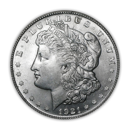 1921-S Morgan Silver Dollar San Francisco About Uncirculated
