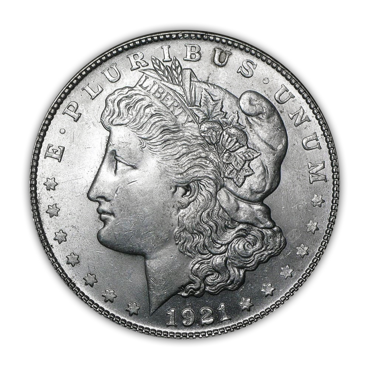 1921 D Morgan Silver Dollar Denver - Uncirculated