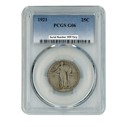 1921 Standing Liberty Quarter Dollar - PCGS G06