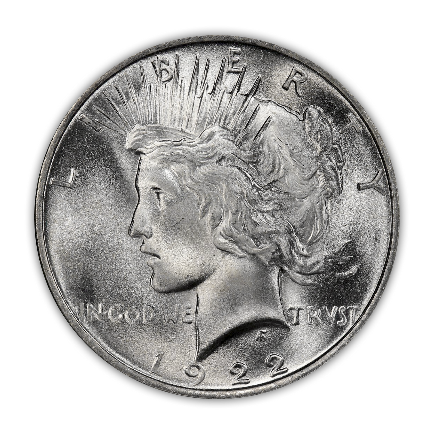 1922 Peace Silver Dollar Philadelphia - Uncirculated