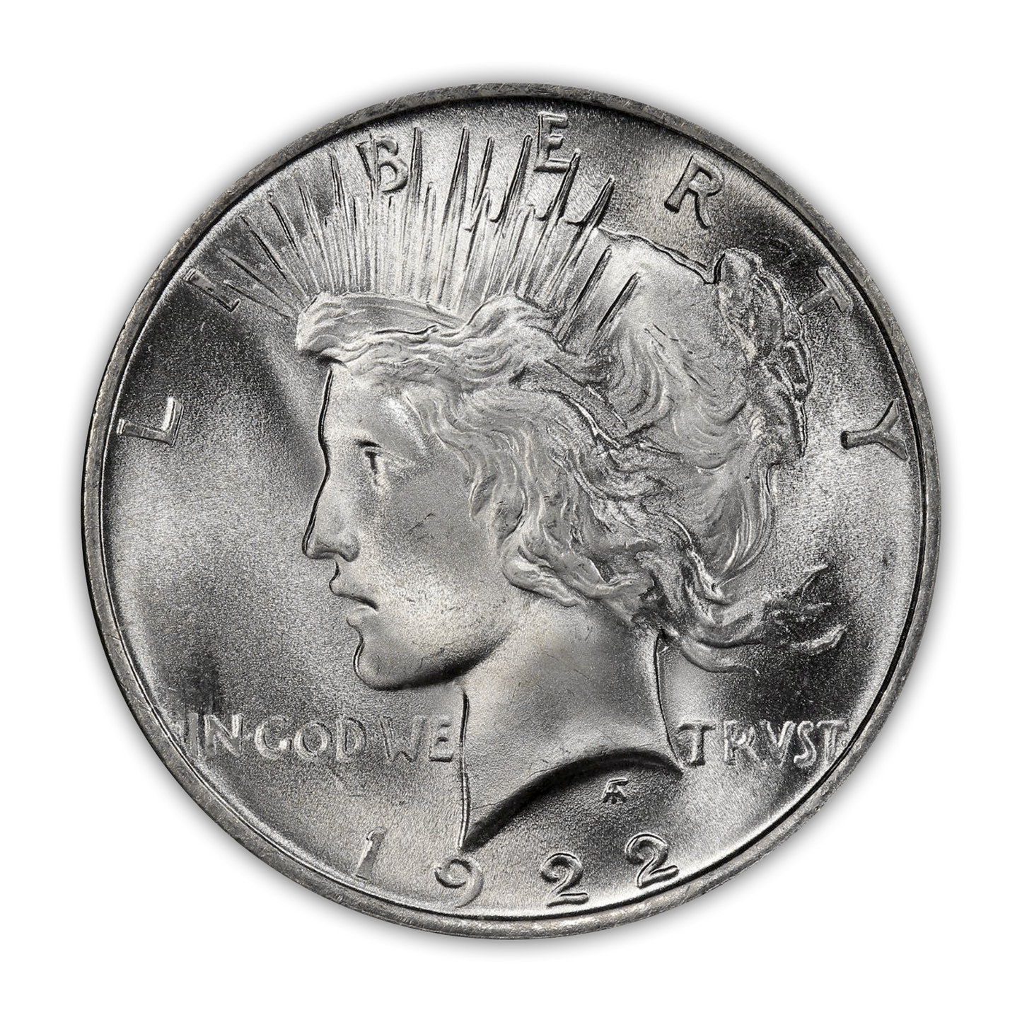 1922 S Peace Silver Dollar San Francisco - Uncirculated