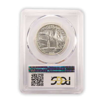 1936-S Bay Bridge Silver Half Dollar San Francisco - PCGS MS64