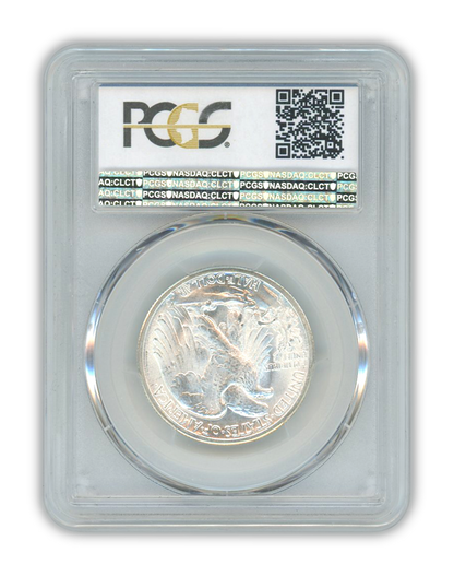 1946 Walking Liberty Silver Half Dollar Denver - PCGS MS66