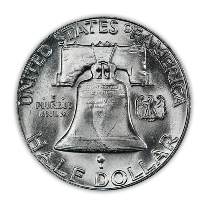 1961 Franklin 90% Silver Half Dollar Philadelphia - Uncirculated