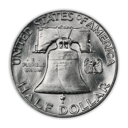 1962 Franklin 90% Silver Half Dollar Philadelphia - Uncirculated