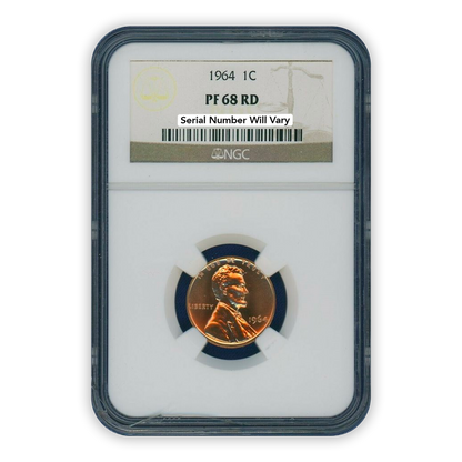 1964 US Proof Set - 5 Coins - NGC PF68 - CoinsTV