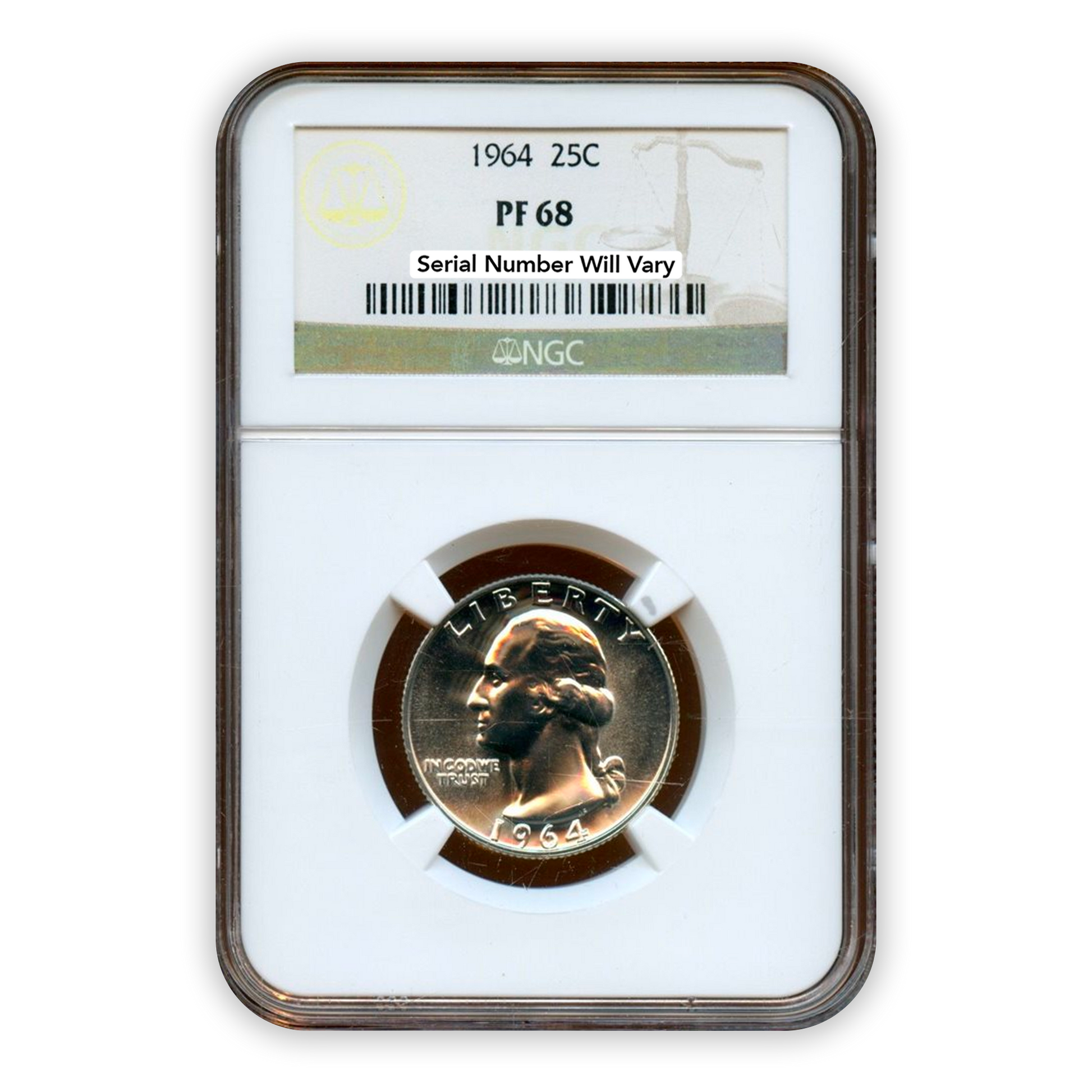 1964 US Proof Set - 5 Coins - NGC PF68 - CoinsTV