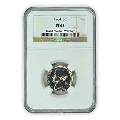 1964 US Proof Set - 5 Coins - NGC PF68 - CoinsTV