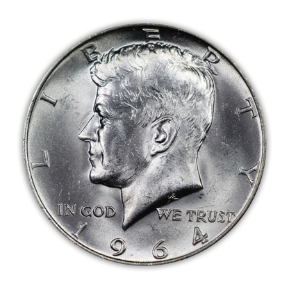 1964 Kennedy Silver Half Dollar Philadelphia - Uncirculated
