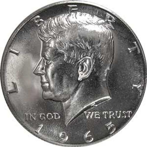 1965 Kennedy 40% Silver Half Dollar Roll of 20 - Uncirculated - CoinsTV