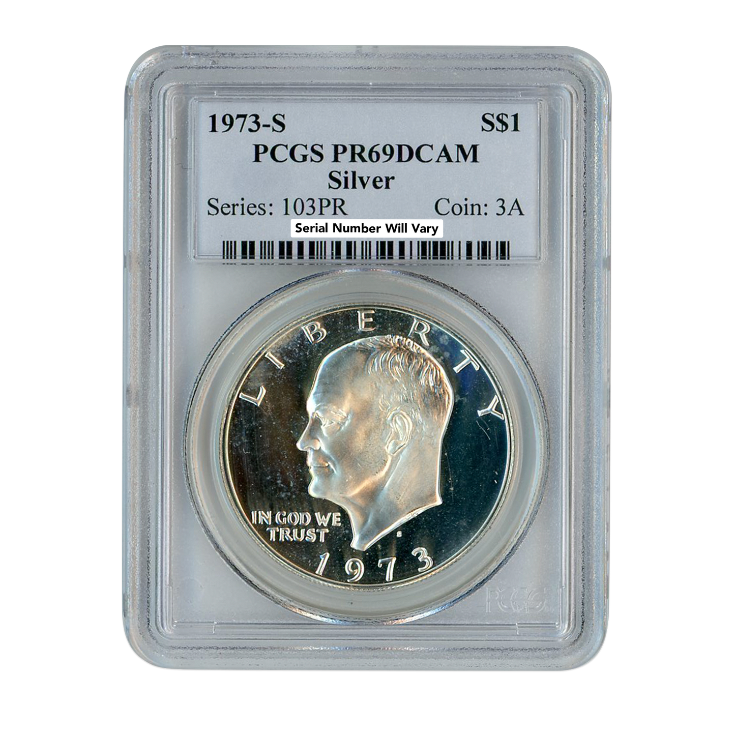 1973 S S$1 Eisenhower -  PCGS PR69 DCAM