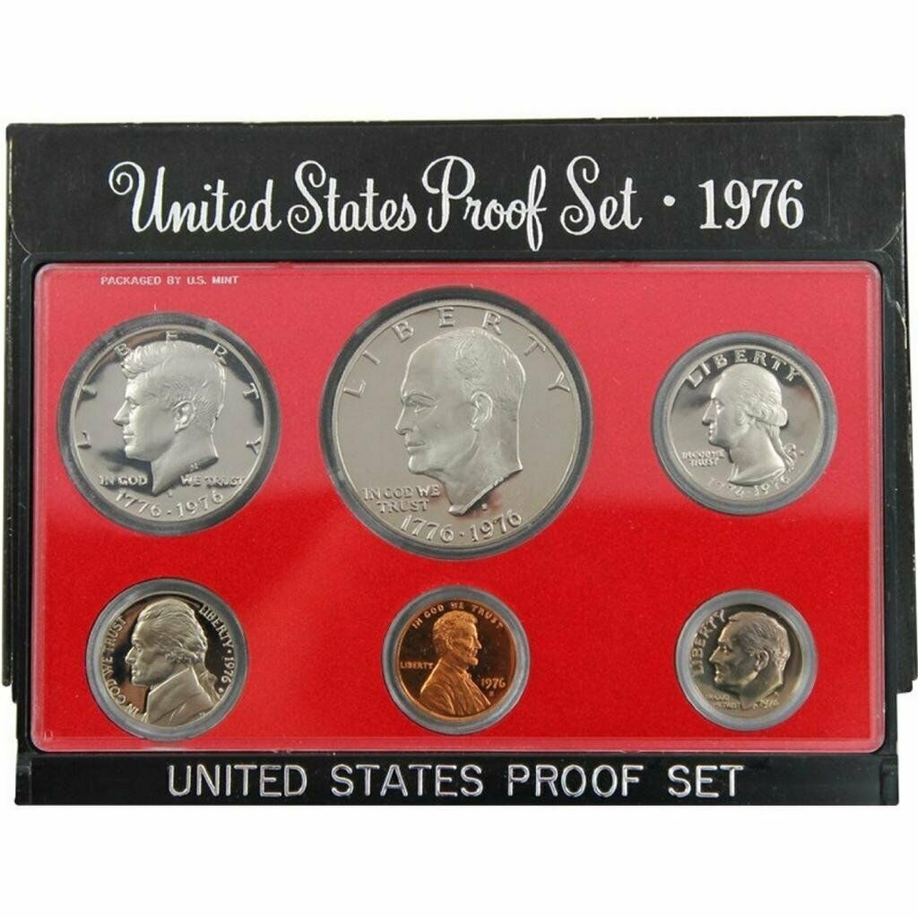 1976 US Proof Set - 6 Coins