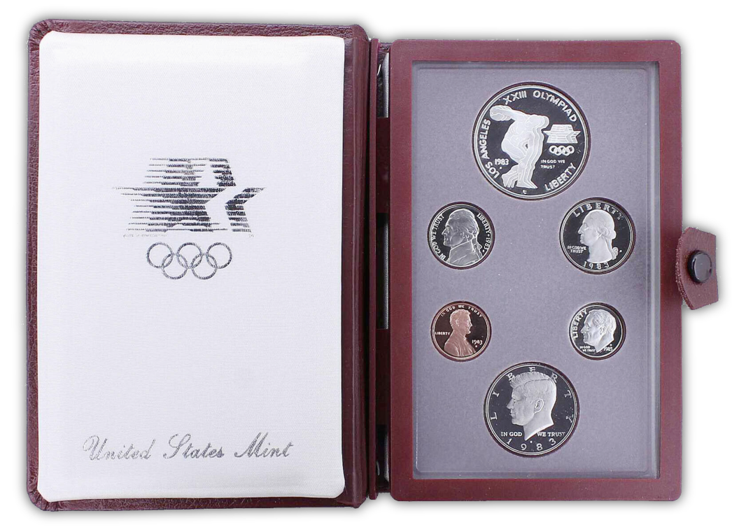 1983 US Prestige Proof Set - 6 Coins - CoinsTV