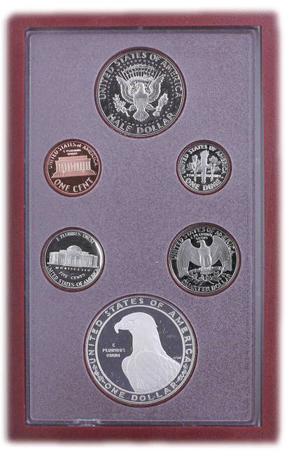 1983 US Prestige Proof Set - 6 Coins - CoinsTV