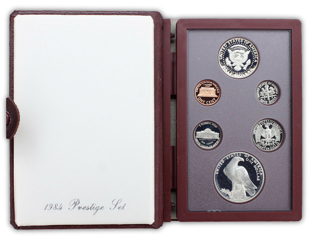 1984 US Prestige Proof Set - 6 Coins