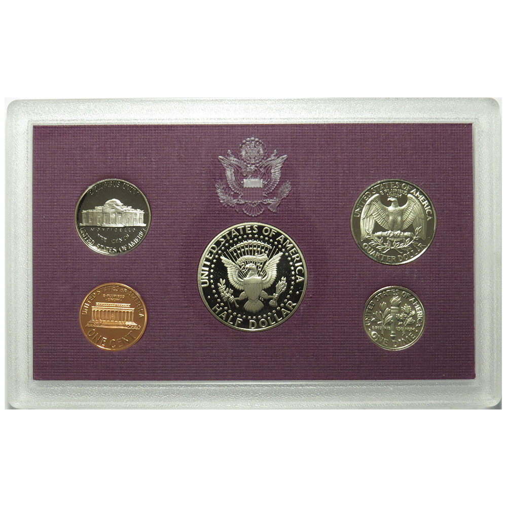 1986 US Proof Set - 5 Coins