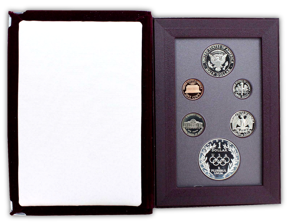 1988 US Prestige Proof Set - 6 Coins