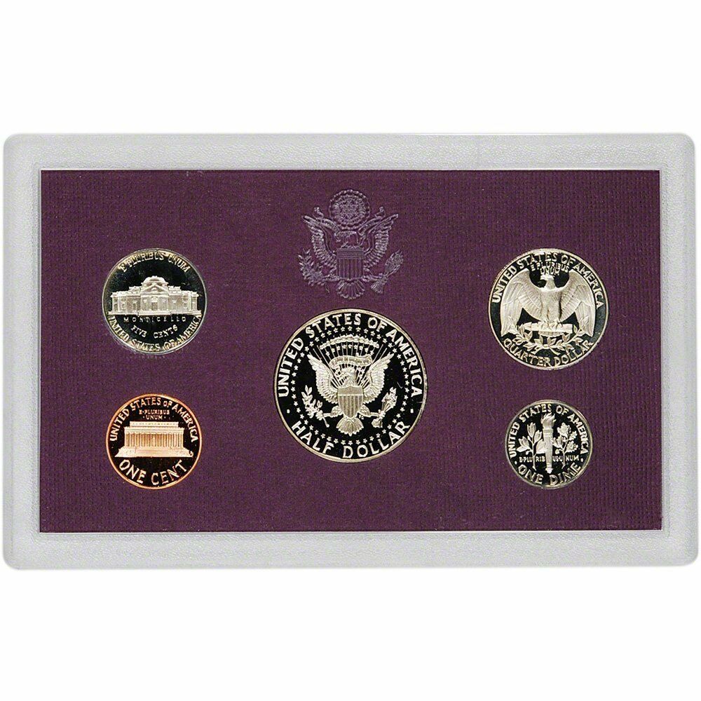 1988 US Proof Set - 5 Coins