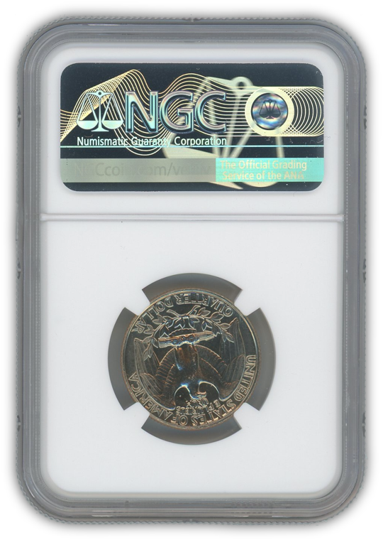 1989 Washington Quarter Philadelphia - NGC MS65 PL Prooflike