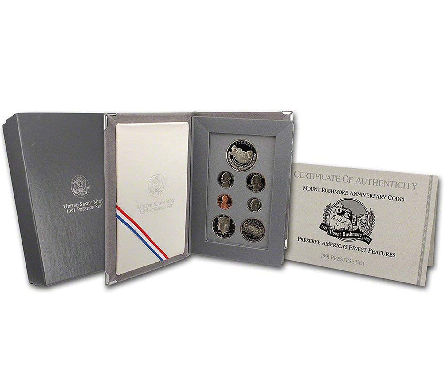1991 US Prestige Proof Set - 7 Coins