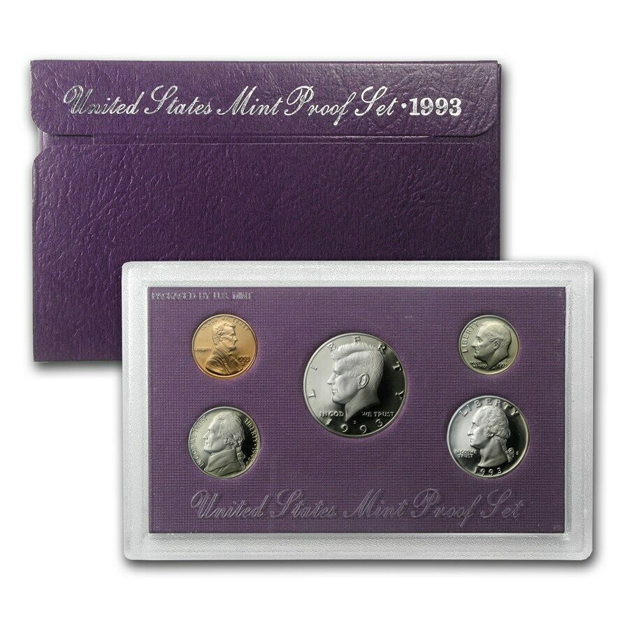 1993 US Proof Set - 5 Coins