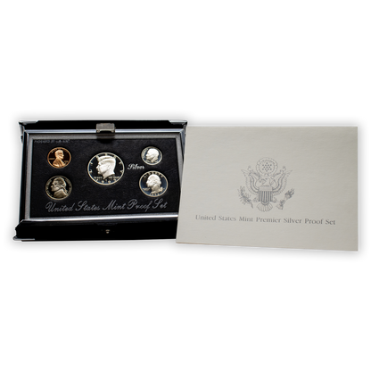 1993 Premier Silver Proof Set - 5 Coins