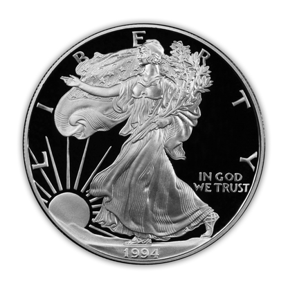 1994 Silver Eagle - Philadelphia Proof - Original Government Packaging (OGP)