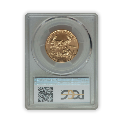 1995 $25 Gold Eagle - 1/2 oz West Point PCGS MS70 - CoinsTV