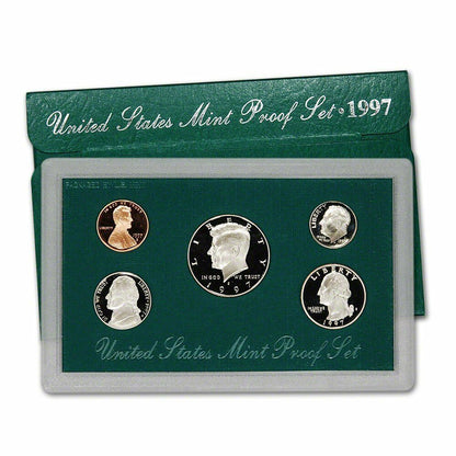 1997 US Proof Set - 5 Coins