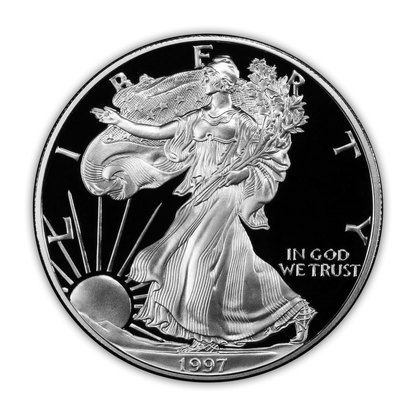1997 Silver Eagle - Philadelphia Proof - Original Government Packaging (OGP)