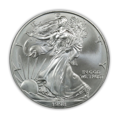 1998 Silver Eagle - Business Strike - Uncirculated - CoinsTV