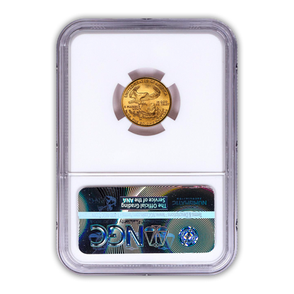 1998 $5 Gold Eagle - 1/10th oz NGC MS70