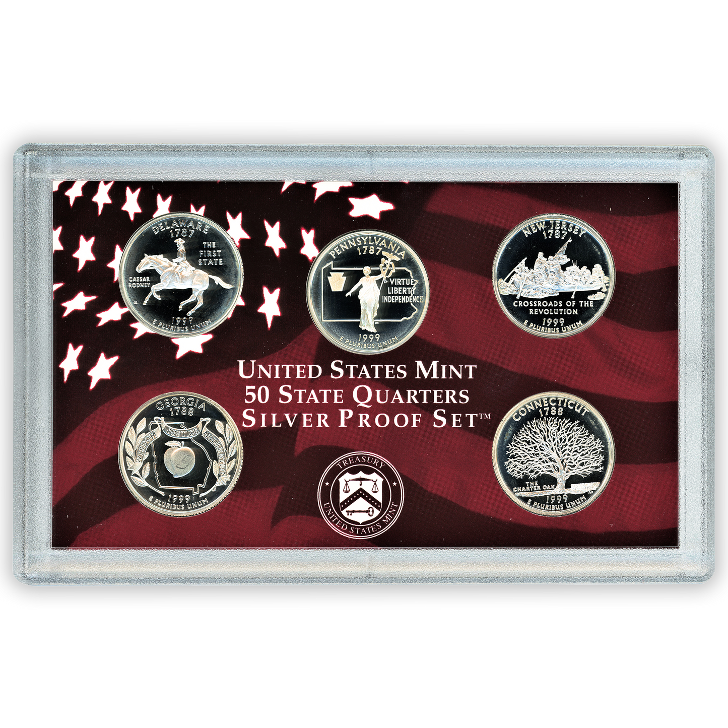 1999 Silver Proof Set - 9 Coins